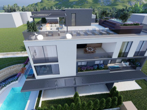 SUKO&Scaron;AN HILLS,  ČETVEROSOBAN PENTHOUSE U NOVOGRADNJI, POGLED, BLIZINA PLAŽE, GARAŽA!!