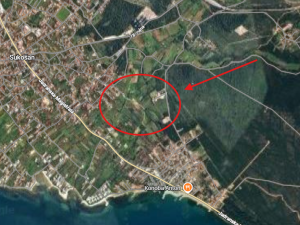 Građevinsko zemlji&scaron;te, Suko&scaron;an, 4748 m2, pogled na more
