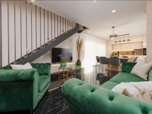 PRIVLAKA, A DUPLEX APARTMENT WITH A SWIMMING POOL IN A NEW BUILDING