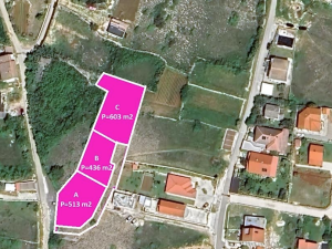 Ražanac, građevinsko zemlji&scaron;te 603 m2