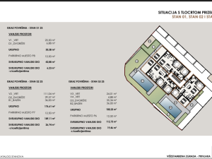 Privlaka, dvosoban stan s bazenom, novogradnja