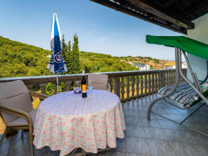 Preko, kuća sa apartmanima, pogled na more