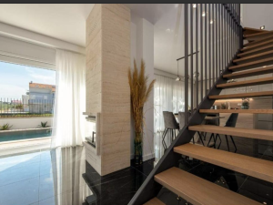 PRIVLAKA, A DUPLEX APARTMENT WITH A SWIMMING POOL IN A NEW BUILDING