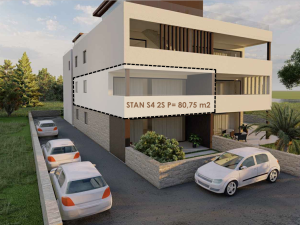 Privlaka, dvosoban stan s vrtom, novogradnja