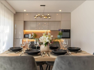 PRIVLAKA, A DUPLEX APARTMENT WITH A SWIMMING POOL IN A NEW BUILDING