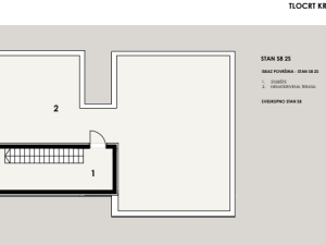Privlaka, trosoban penthouse 2. red od mora